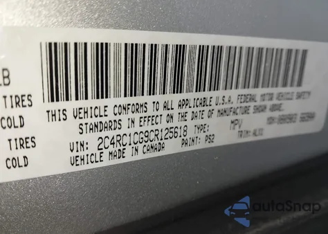 2012 Chrysler Town & Country Touring-L from USA, damaged, VIN 2C4RC1CG9CR125618